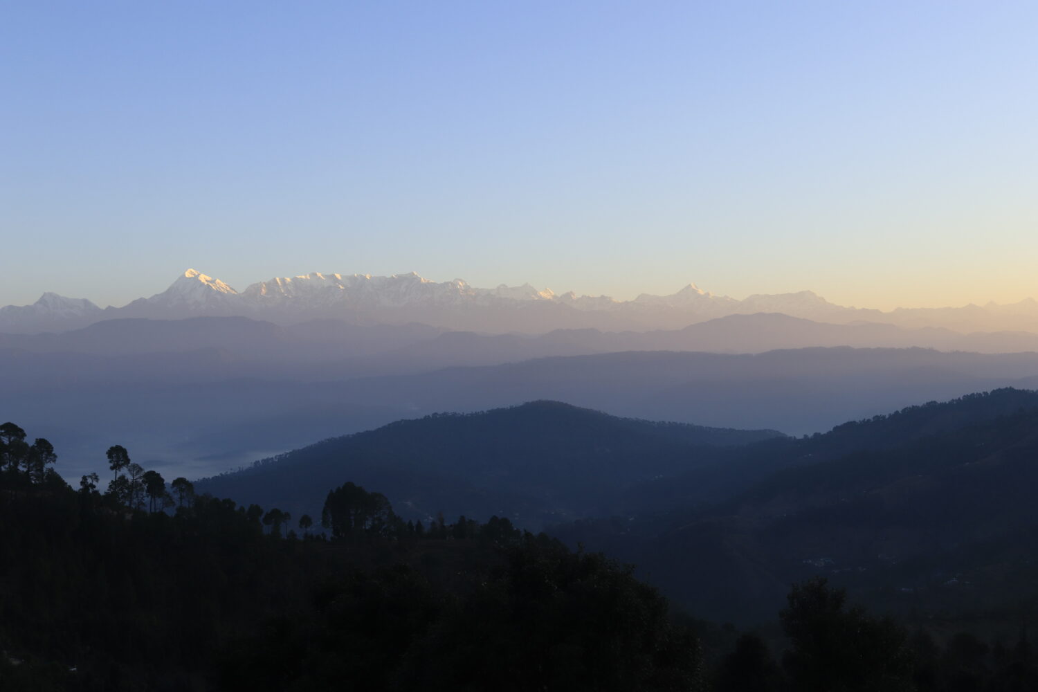 view from Kausani